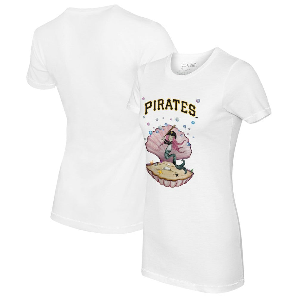 Pittsburgh Pirates Tiny Turnip Women's Mermaid T-Shirt - MLB