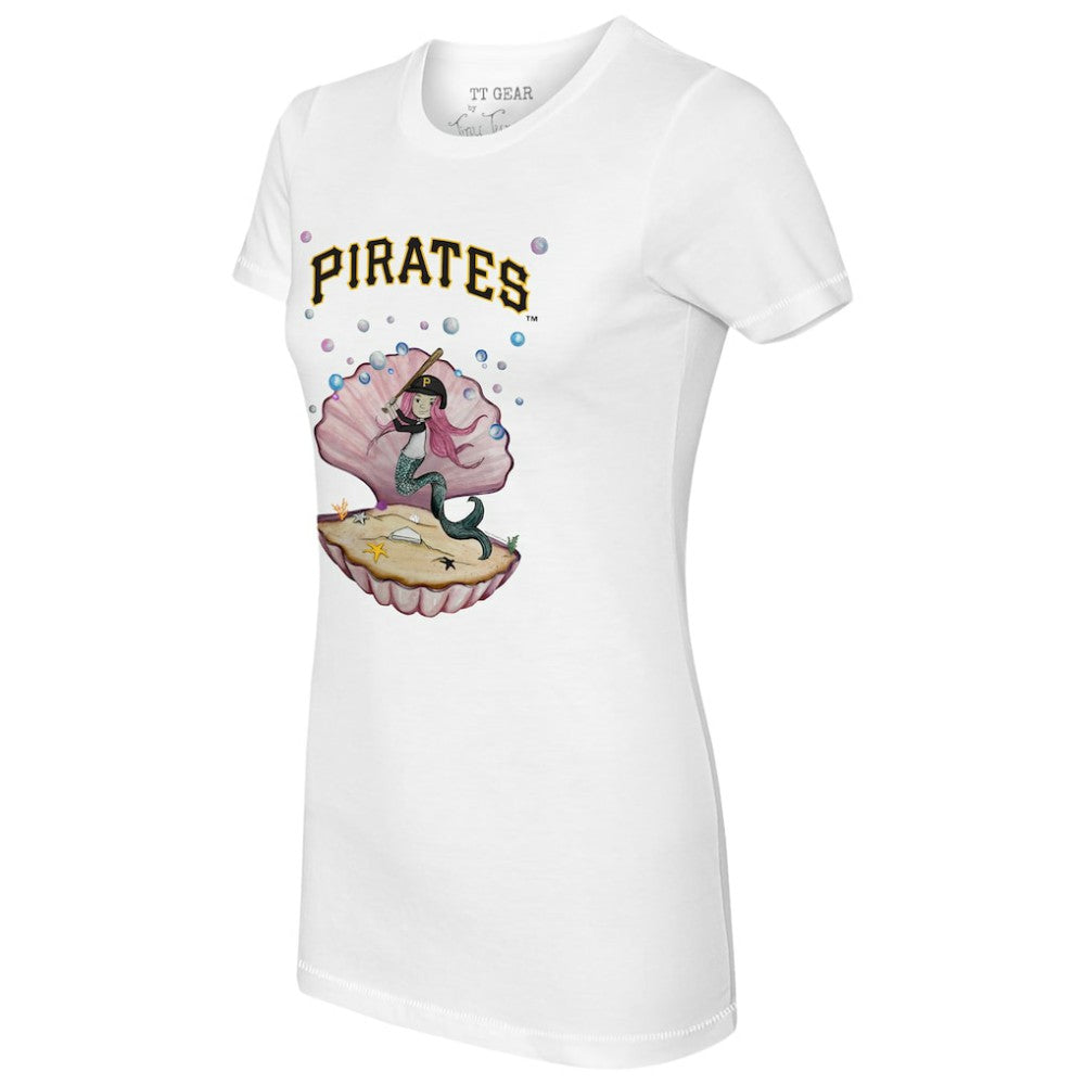 Pittsburgh Pirates Tiny Turnip Women's Mermaid T-Shirt - MLB
