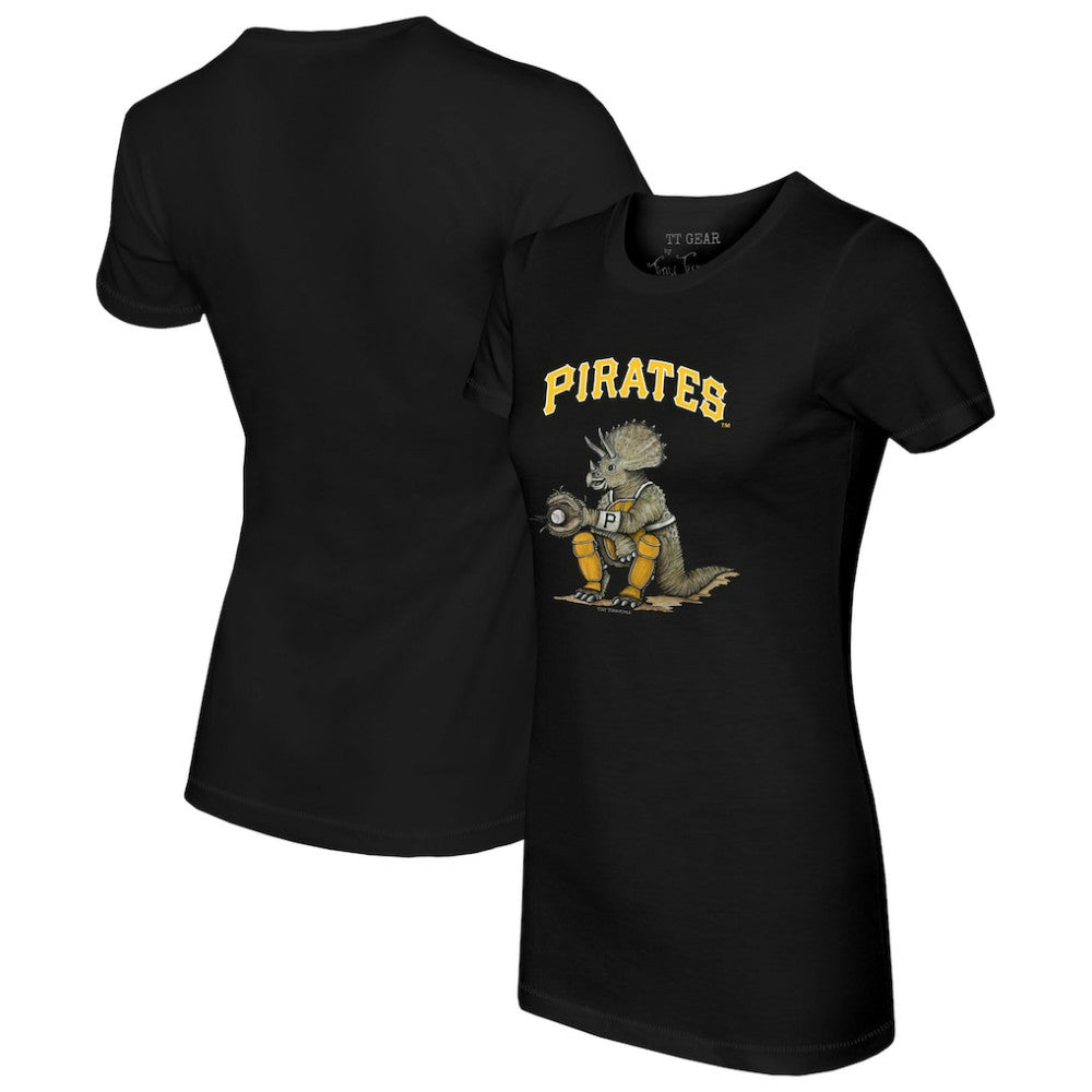 Pittsburgh Pirates Tiny Turnip Women's Triceratops T-Shirt - MLB