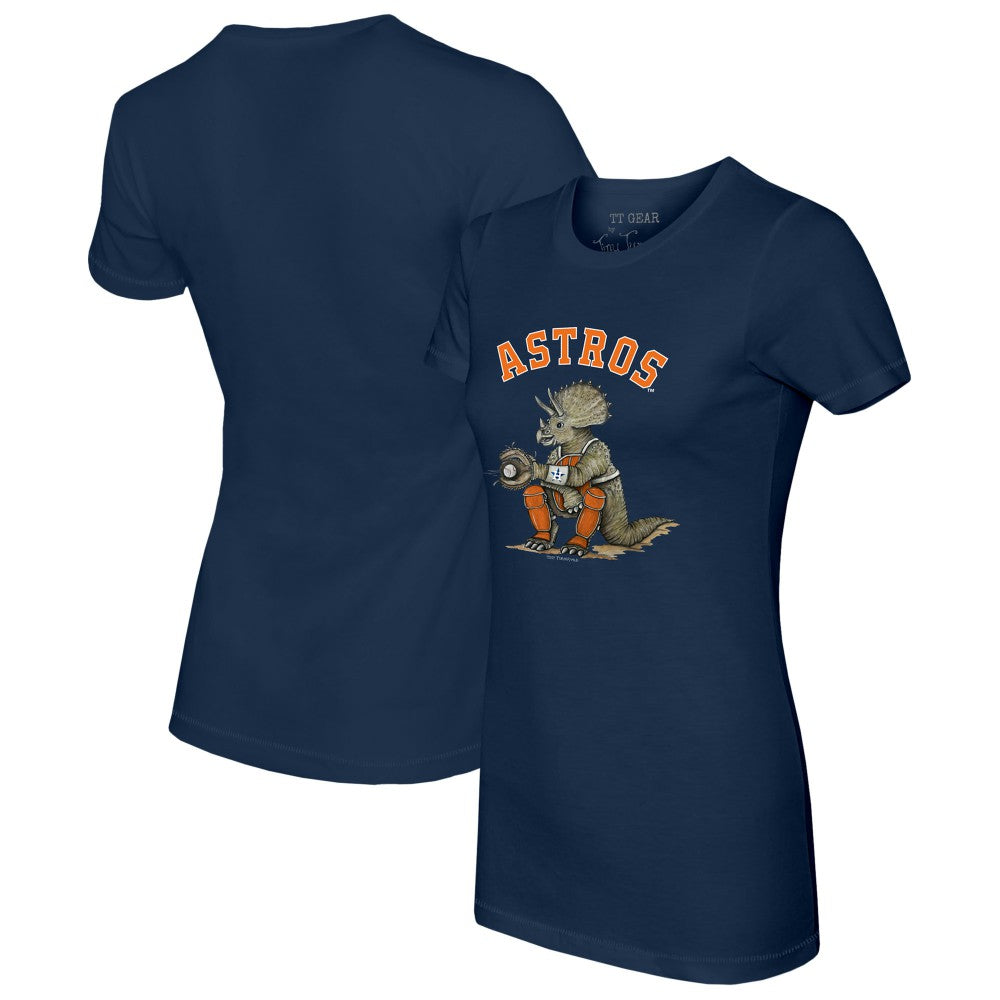 Houston Astros Tiny Turnip Women's Triceratops T-Shirt - MLB