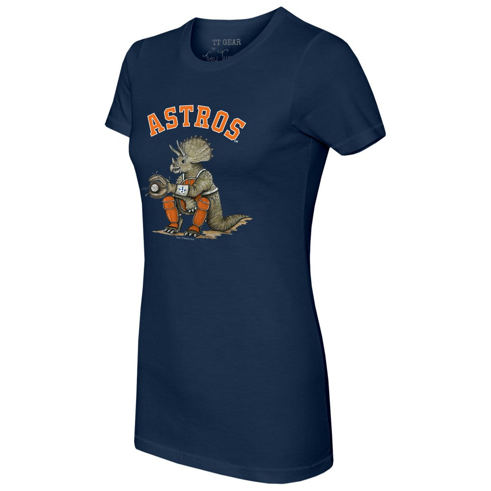Houston Astros Tiny Turnip Women's Triceratops T-Shirt - MLB