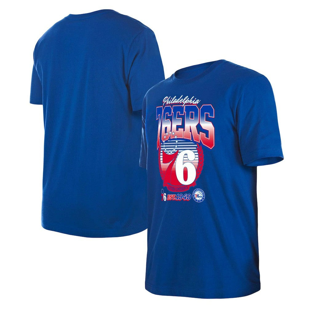 Philadelphia 76ers Unisex Summer Classics T-Shirt Royal - NBA