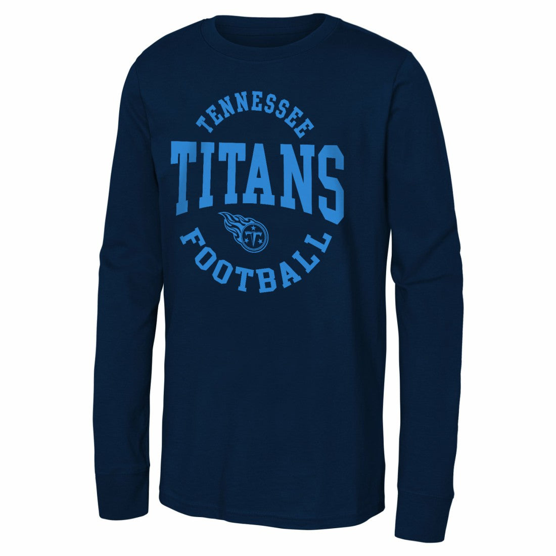 Tennessee Titans Youth Around The Block Long Sleeve T-Shirt Navy | NFL