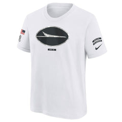 New York Jets Youth 2024 Salute To Service T-Shirt White | Nike for Sale
