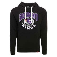 Sacramento Kings Sportiqe Unisex Olsen Super Soft Tri-Blend Raglan Pullover Hoodie Black - NBA