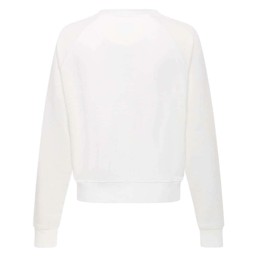 Boston Celtics Sportiqe Women's Ashlyn Super Soft Raglan Pullover Sweatshirt White - NBA