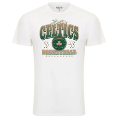 Boston Celtics Sportiqe Unisex Bingham Super Soft T-Shirt White - NBA