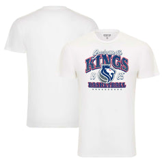 Sacramento Kings Sportiqe Unisex Bingham Super Soft T-Shirt White - NBA