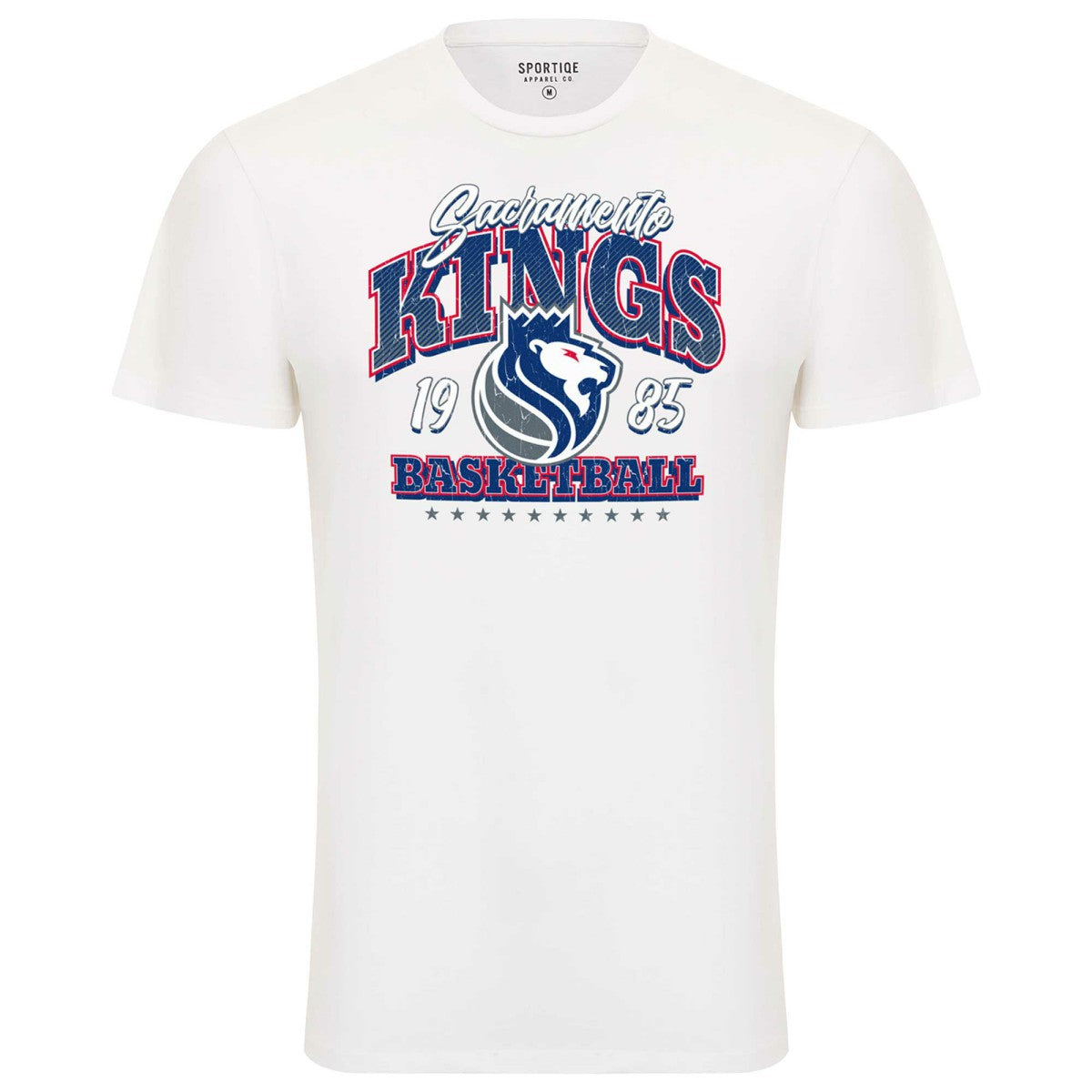 Sacramento Kings Sportiqe Unisex Bingham Super Soft T-Shirt White - NBA