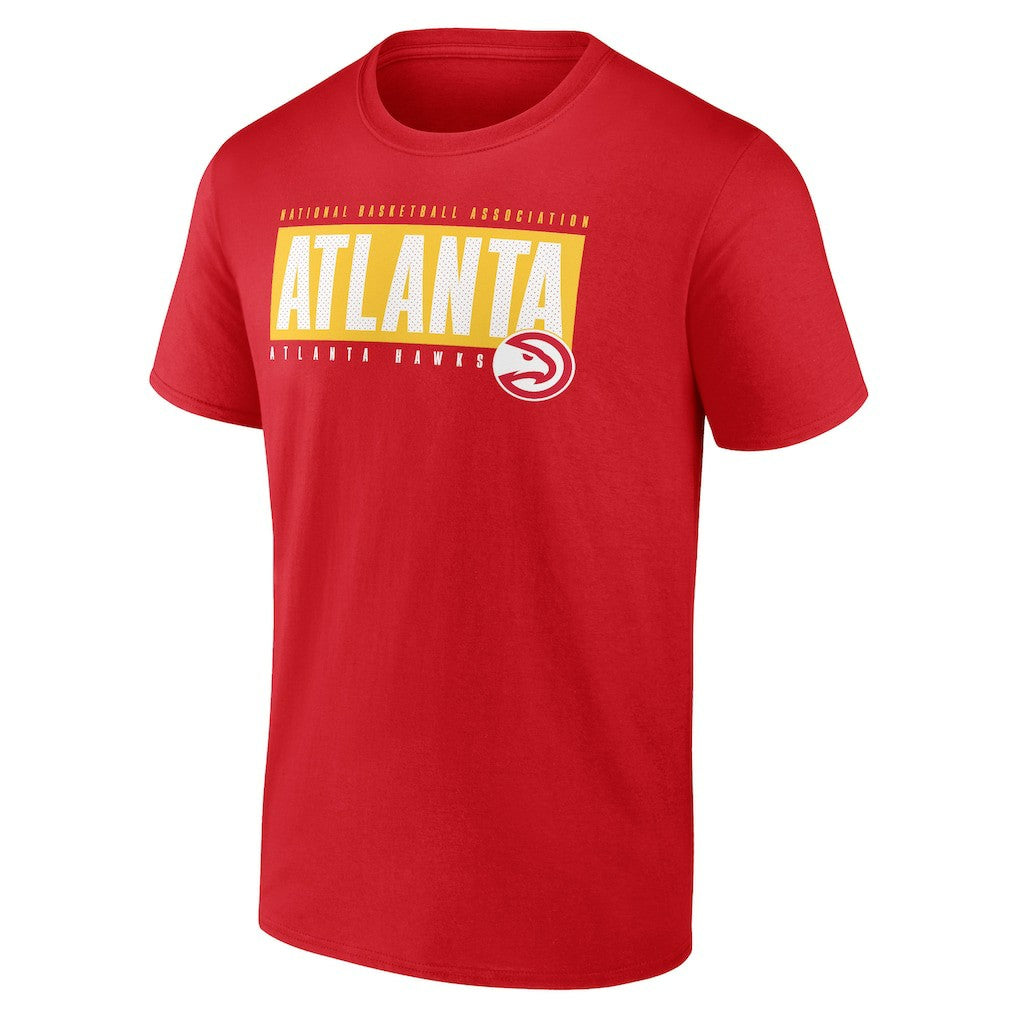 Atlanta Hawks Blocked Out T-Shirt Red - NBA