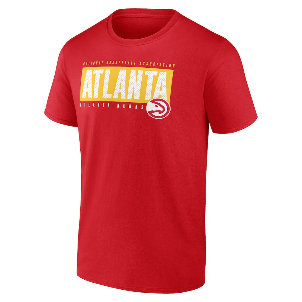 Atlanta Hawks Blocked Out T-Shirt Red - NBA