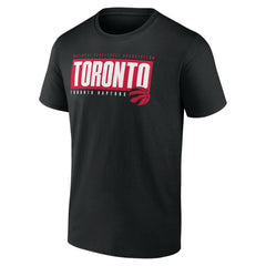 Toronto Raptors Blocked Out T-Shirt Black - NBA