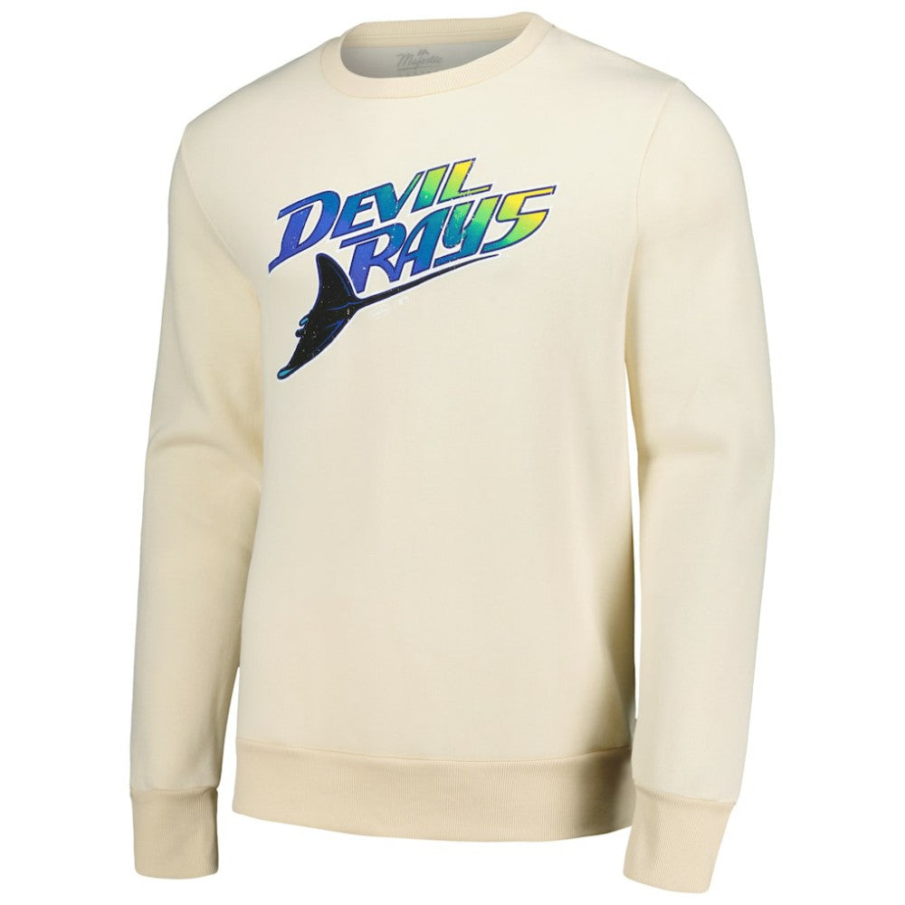 Tampa Bay Rays Majestic Threads Fleece Pullover Sweatshirt - MLB