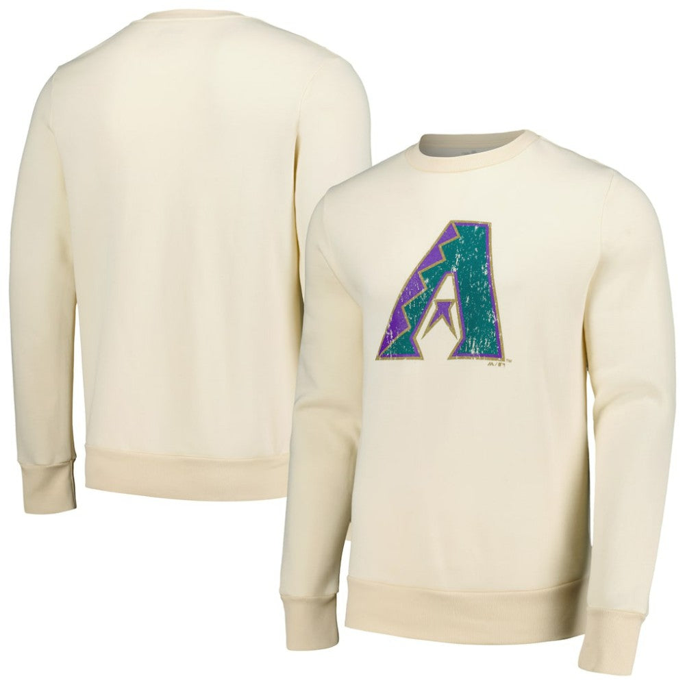 Arizona Diamondbacks Majestic Threads Fleece Pullover Sweatshirt - MLB