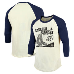 Boston Red Sox Majestic Threads Raglan 3/4-Sleeve T-Shirt - MLB