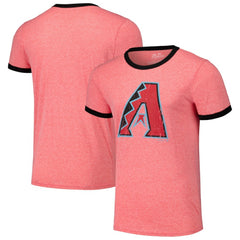 Arizona Diamondbacks Majestic Threads Ringer Tri-Blend T-Shirt - MLB