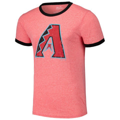 Arizona Diamondbacks Majestic Threads Ringer Tri-Blend T-Shirt - MLB