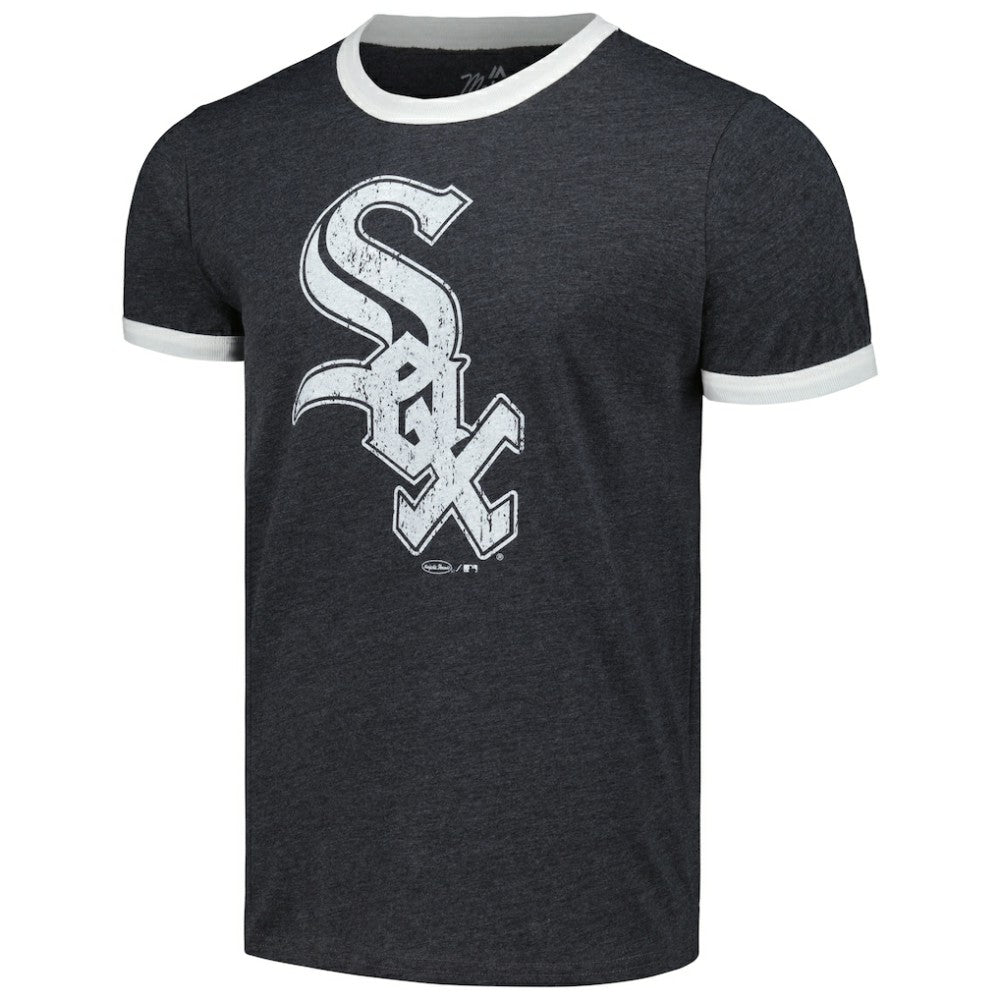 Chicago White Sox Majestic Threads Ringer Tri-Blend T-Shirt - MLB