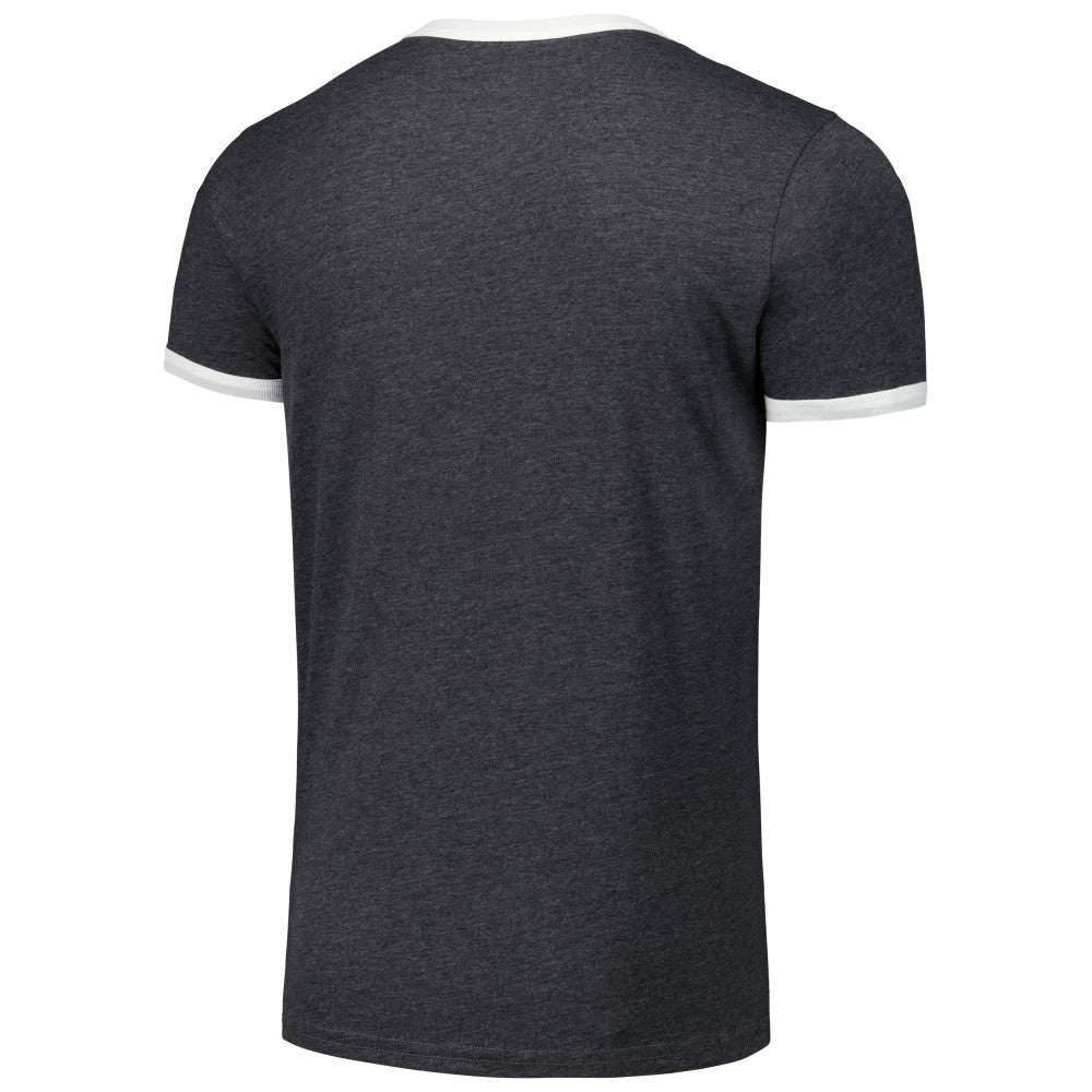 Florida Marlins Majestic Threads Ringer Tri-Blend T-Shirt - MLB