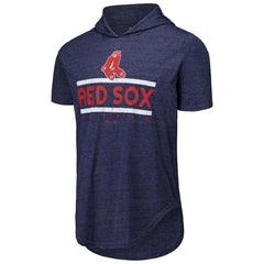 Boston Red Sox Majestic Threads Tri-Blend Hoodie T-Shirt - MLB