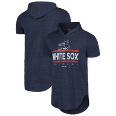 Chicago White Sox Majestic Threads Tri-Blend Hoodie T-Shirt - MLB