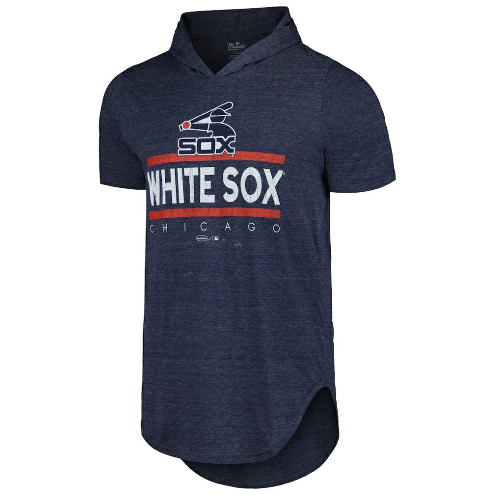 Chicago White Sox Majestic Threads Tri-Blend Hoodie T-Shirt - MLB