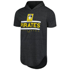 Pittsburgh Pirates Majestic Threads Tri-Blend Hoodie T-Shirt - MLB