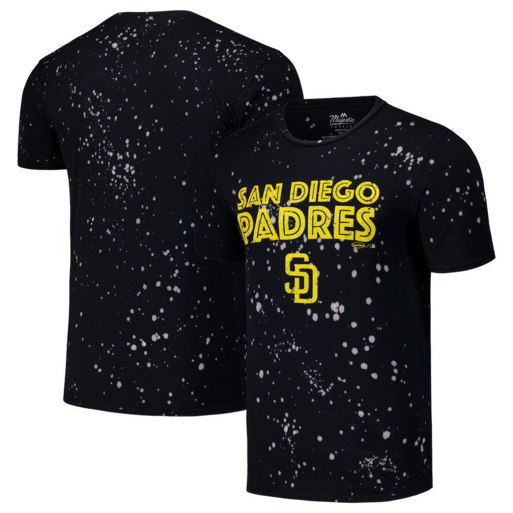 San Diego Padres Majestic Threads Splatter T-Shirt - MLB
