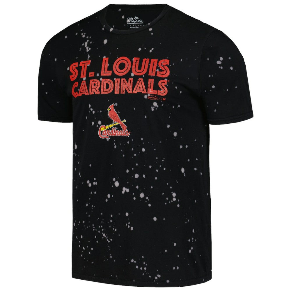 St. Louis Cardinals Majestic Threads Splatter T-Shirt - MLB
