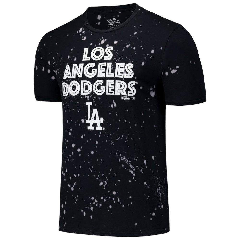Los Angeles Dodgers Majestic Threads Splatter T-Shirt - MLB