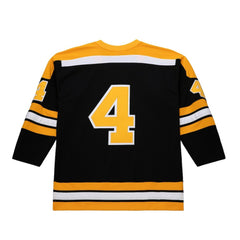 Bobby Orr Boston Bruins Mitchell & Ness Big & Tall 1971/72 Blue Line 2.0 Jersey - Black - NHL