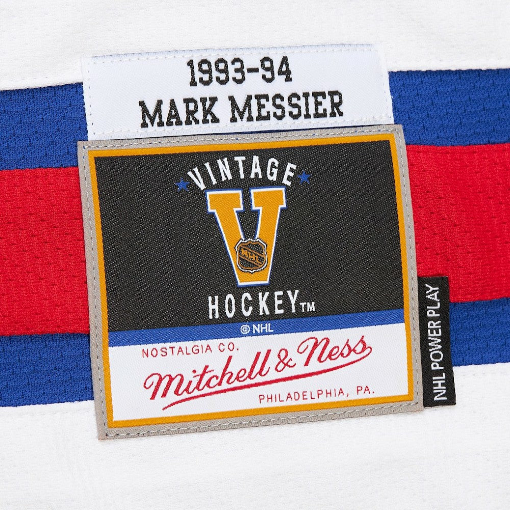 Mark Messier New York Rangers Mitchell & Ness Big & Tall 1993/94 Blue Line 2.0 Jersey - Blue - NHL
