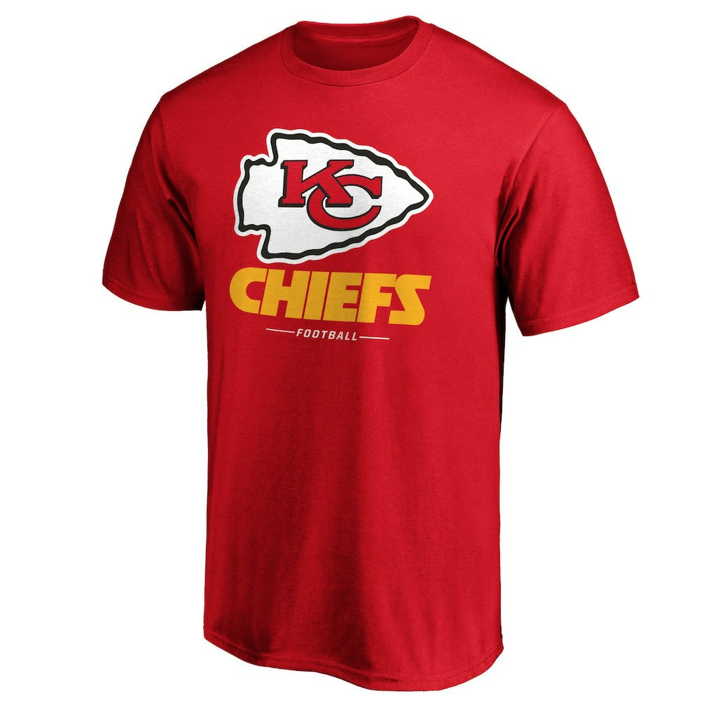 Kansas City Chiefs Team Lockup T-Shirt Red | NFL