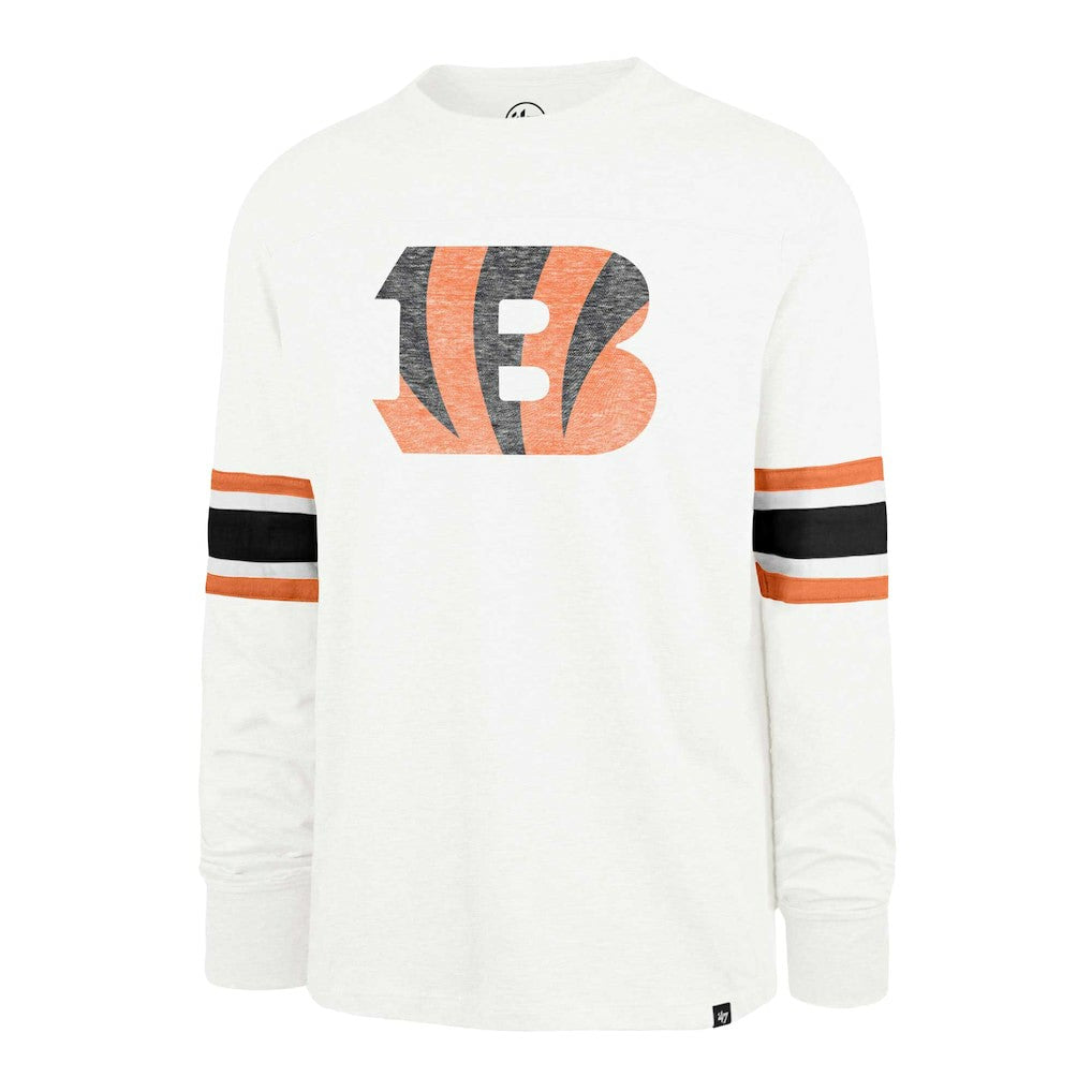 Cincinnati Bengals '47 Gridiron Premier Brex Long Sleeve T-Shirt White | 47 brand