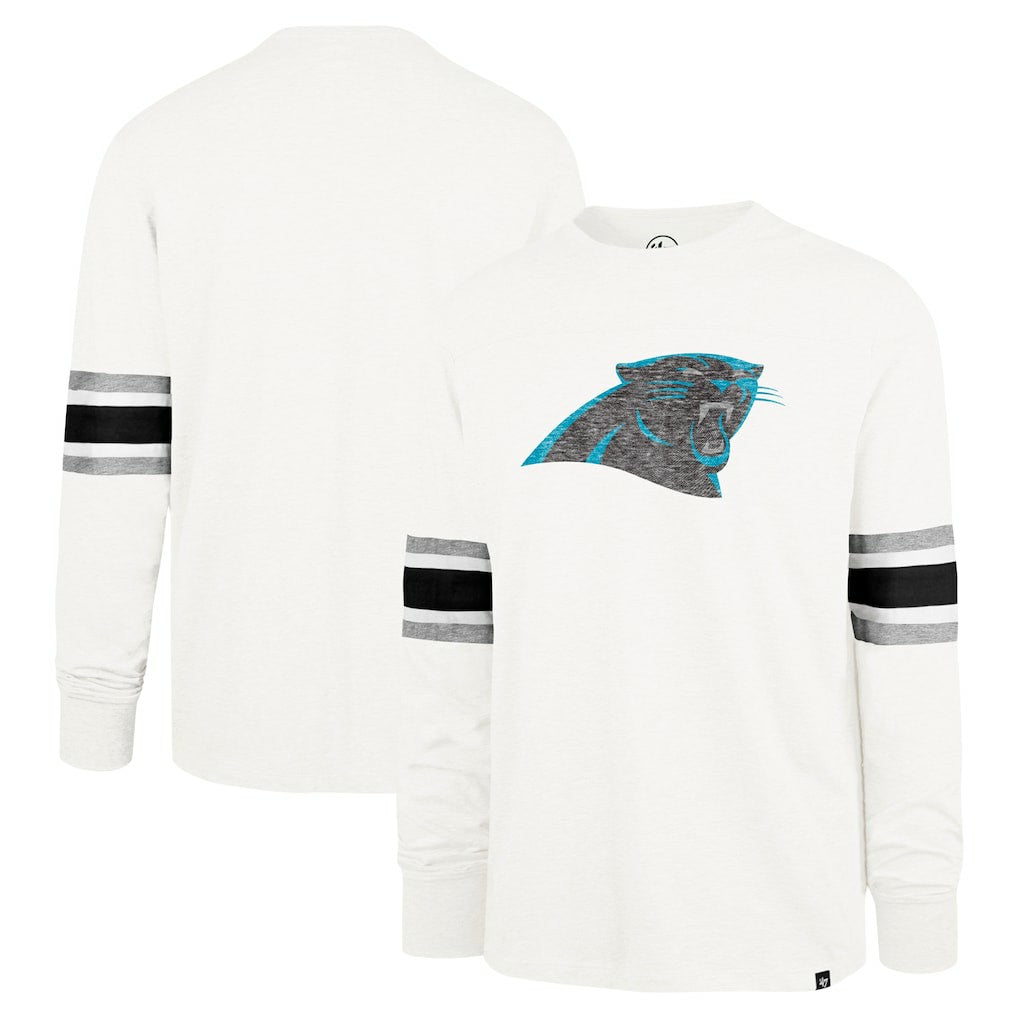 Carolina Panthers '47 Gridiron Premier Brex Long Sleeve T-Shirt White | 47 brand