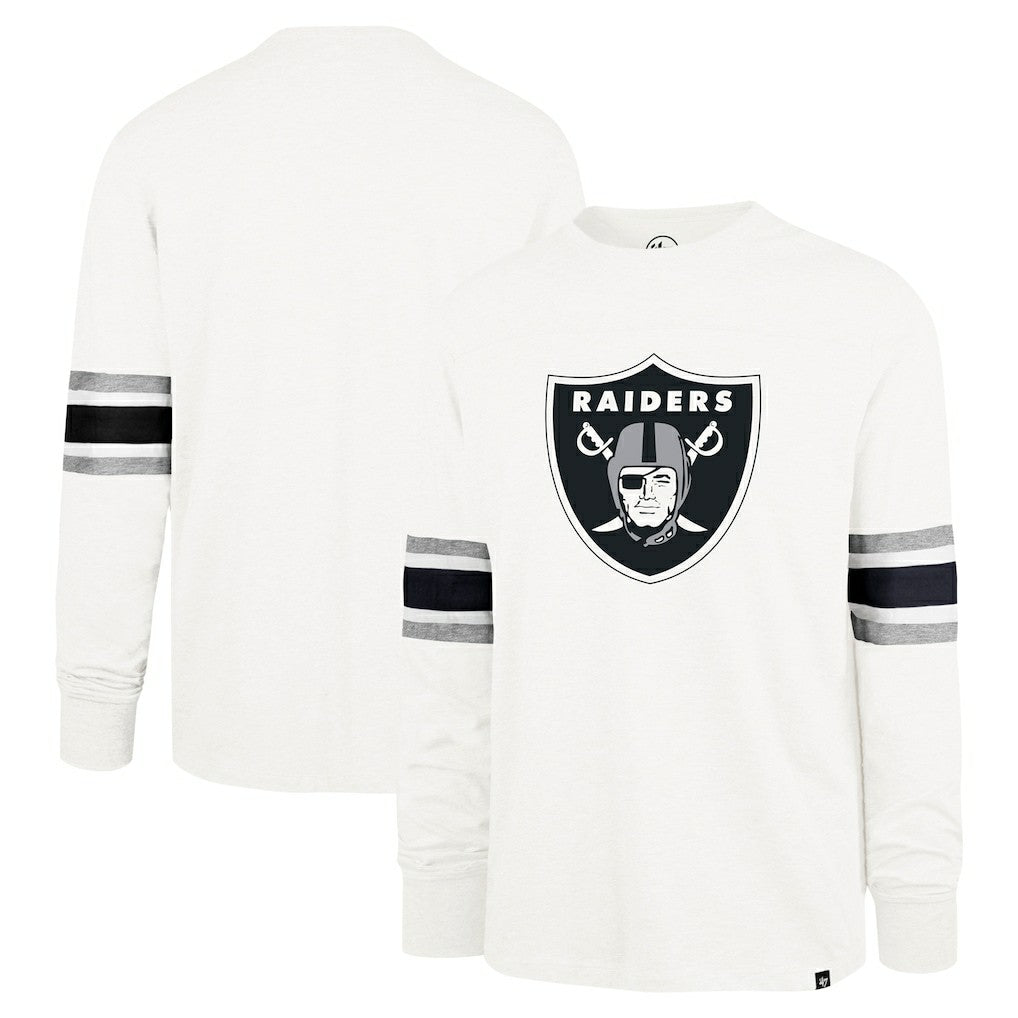 Las Vegas Raiders '47 Gridiron Premier Brex Long Sleeve T-Shirt White | 47 brand