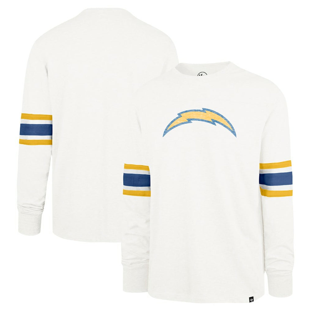 Los Angeles Chargers '47 Gridiron Premier Brex Long Sleeve T-Shirt White | 47 brand