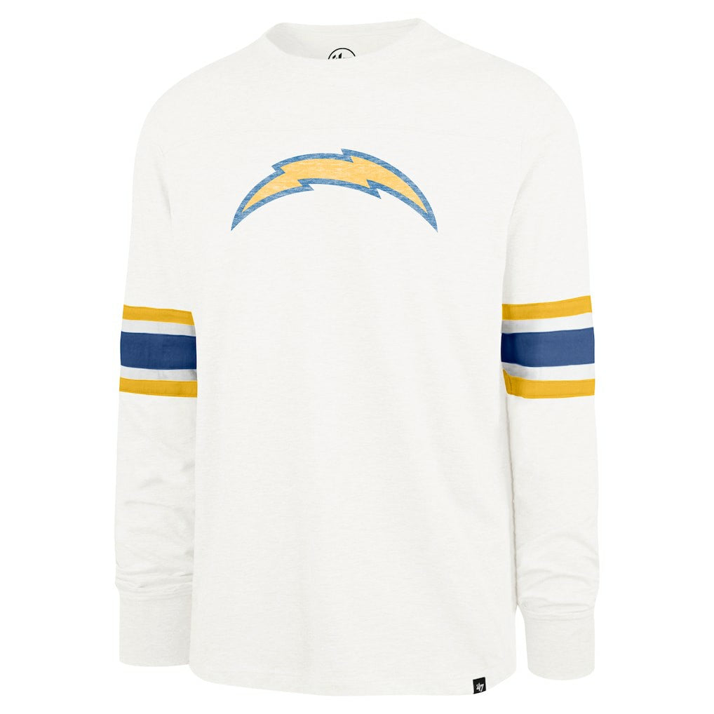 Los Angeles Chargers '47 Gridiron Premier Brex Long Sleeve T-Shirt White | 47 brand