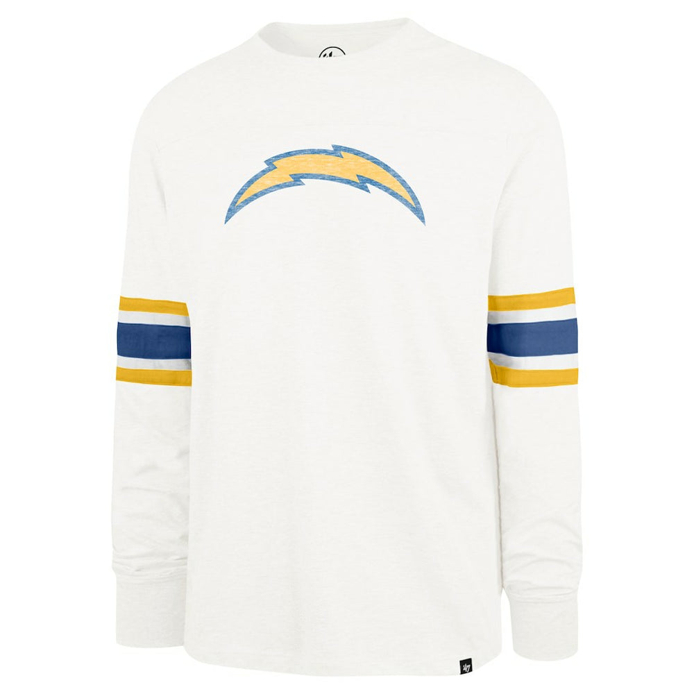Los Angeles Chargers '47 Gridiron Premier Brex Long Sleeve T-Shirt White | 47 brand