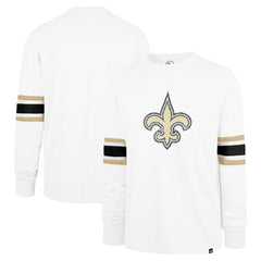 New Orleans Saints '47 Gridiron Premier Brex Long Sleeve T-Shirt White | 47 brand