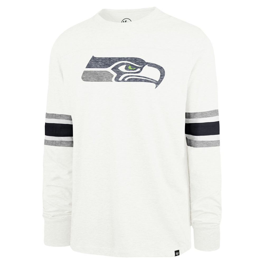 Seattle Seahawks '47 Gridiron Premier Brex Long Sleeve T-Shirt White | 47 brand