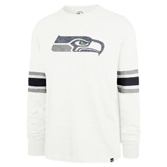 Seattle Seahawks '47 Gridiron Premier Brex Long Sleeve T-Shirt White | 47 brand