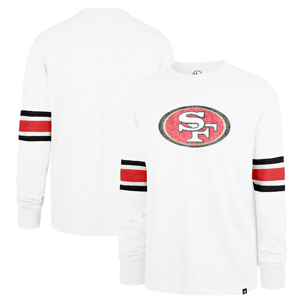 San Francisco 49ers '47 Gridiron Premier Brex Long Sleeve T-Shirt White | 47 brand