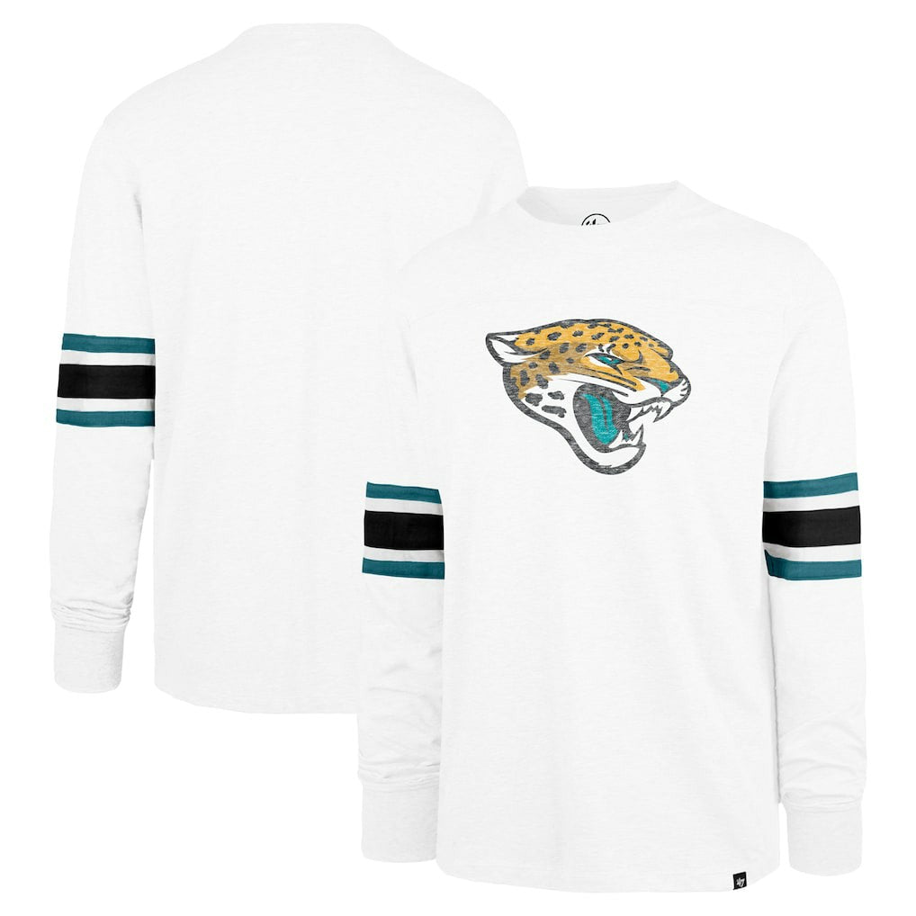 Jacksonville Jaguars '47 Gridiron Premier Brex Long Sleeve T-Shirt White | 47 brand