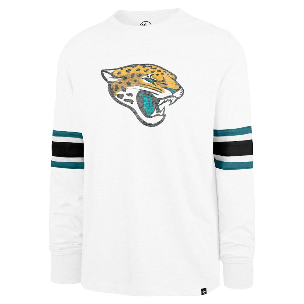 Jacksonville Jaguars '47 Gridiron Premier Brex Long Sleeve T-Shirt White | 47 brand