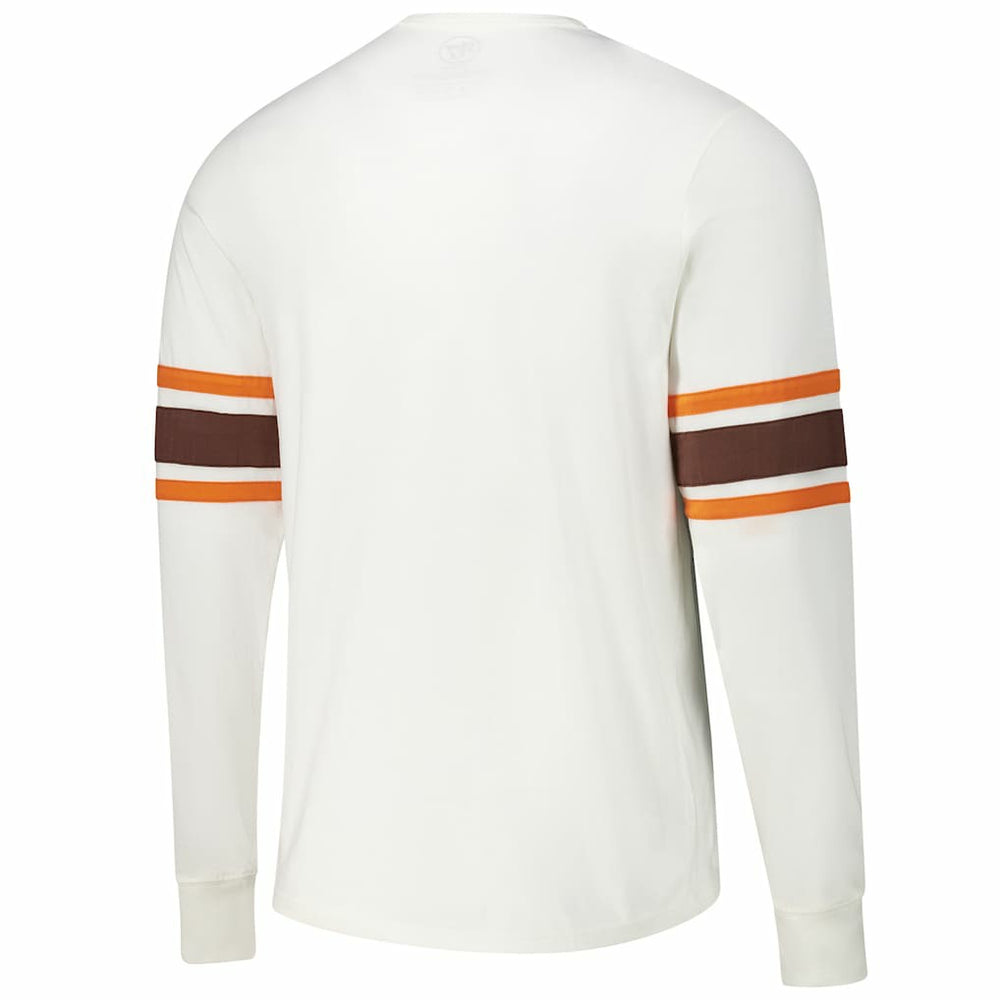 Cleveland Browns '47 Gridiron Throwback Premier Brex Long Sleeve T-Shirt White | 47 brand