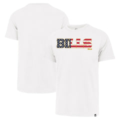 Buffalo Bills '47 Flag Script Franklin T-Shirt White | 47 brand