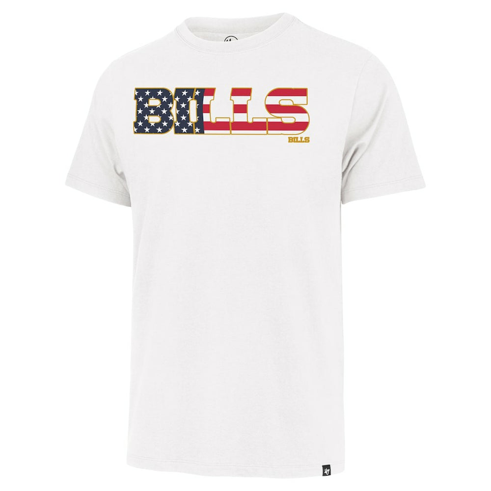 Buffalo Bills '47 Flag Script Franklin T-Shirt White | 47 brand