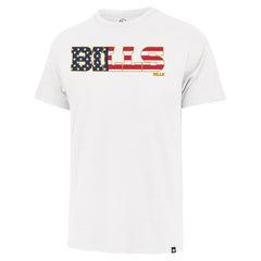 Buffalo Bills '47 Flag Script Franklin T-Shirt White | 47 brand