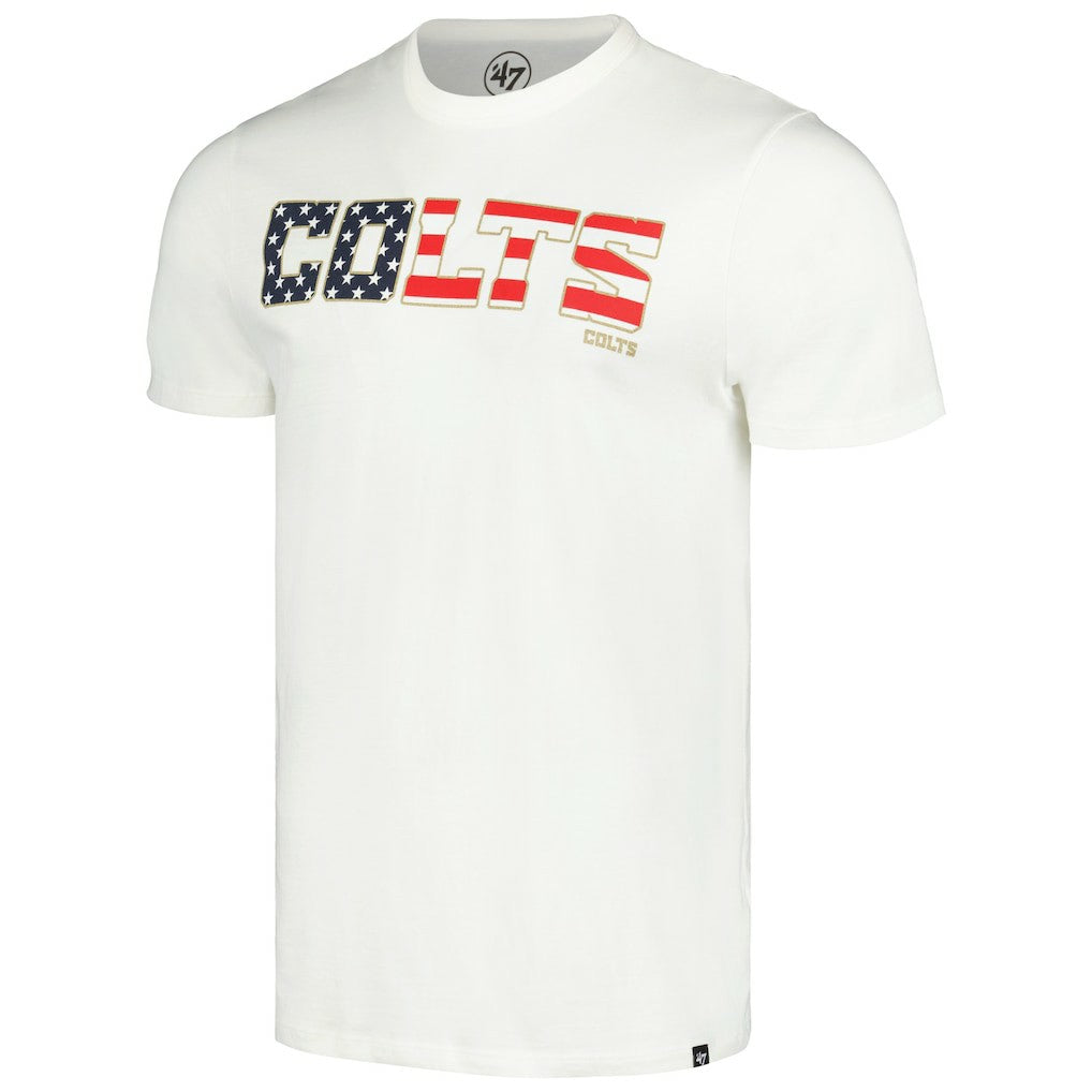 Indianapolis Colts '47 Flag Script Franklin T-Shirt White | 47 brand